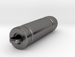 Bullet in Polished Nickel Steel