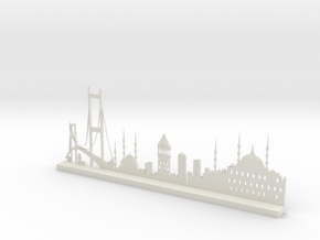 Silhouette Istanbul in White Natural Versatile Plastic