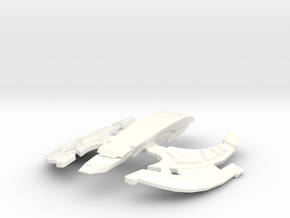 Romulan Spider Ship in White Processed Versatile Plastic