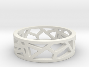 MadBHive Ring Size 10 in White Natural Versatile Plastic