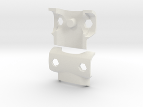 Simple Breastplate for ModiBot in White Natural Versatile Plastic