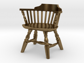 1:24 Low Back Windsor Chair in Natural Bronze