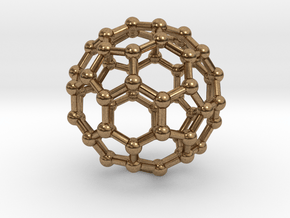 Buckyball Large in Natural Brass