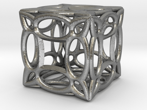 Cubic fractal BV3 in Natural Silver