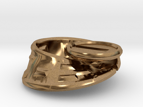 Moby Maze - metal in Natural Brass