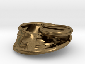 Moby Maze - metal in Natural Bronze