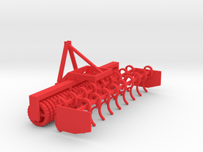 Frontcultivator 1/32 Model in Red Processed Versatile Plastic