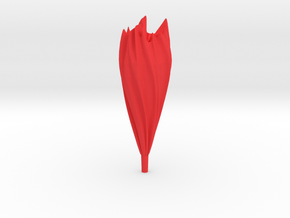 Flame in Red Processed Versatile Plastic