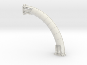 Rokenbok Inside Curved Chute in White Natural Versatile Plastic