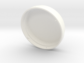 Locking drive cap in White Processed Versatile Plastic