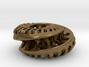 Mobius Ring in Natural Bronze