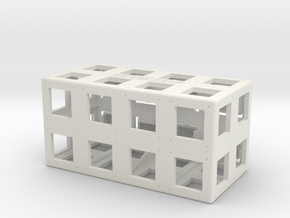 Rokenbok 2x4 ROK Block in White Natural Versatile Plastic
