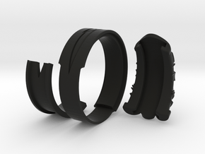 Vambrace Ring 12 in Black Natural Versatile Plastic