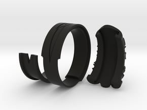 Vambrace Ring 9.5 in Black Natural Versatile Plastic