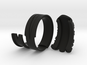 Vambrace Ring 8.5 in Black Natural Versatile Plastic