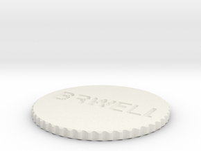 by kelecrea, engraved: BRWELLS20 COIN  in White Natural Versatile Plastic