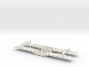 Baldwin DT6-6-2000 Dummy Chassis X2 N Scale 1:160 in White Natural Versatile Plastic