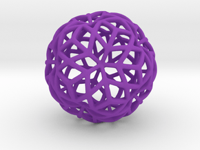 Incendia Ex 3D in Purple Processed Versatile Plastic