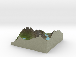 Terrafab generated model Tue Jan 19 2016 23:10:26  in Full Color Sandstone