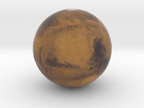 1" Mars Globe in Full Color Sandstone