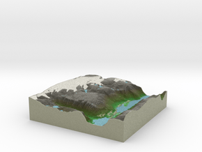 Terrafab generated model Thu May 15 2014 22:27:44  in Full Color Sandstone