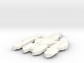 Kearnon Class Cardassian Ship (Larger) in White Processed Versatile Plastic