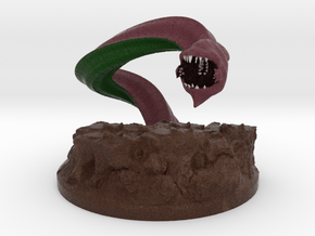 Dungeons and Dragons Purple Worm in Full Color Sandstone