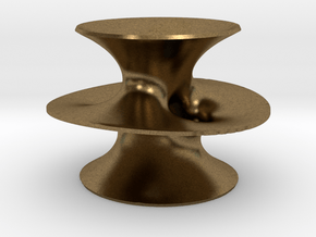 Costa's Minimal Surface in Natural Bronze