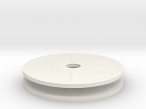 New Quarter Inch Mag Dial in White Natural Versatile Plastic