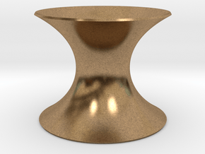 Catenoid Minimal Surface in Natural Brass
