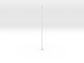 Tail Antenna in White Natural Versatile Plastic