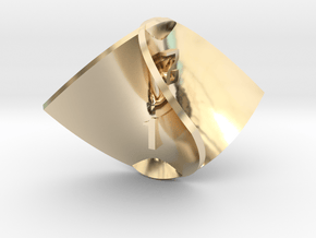Enneper Surface d4 in 14K Yellow Gold