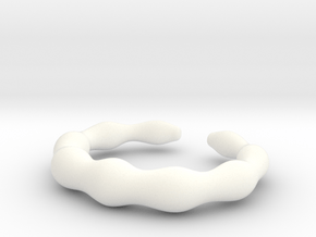GW3Dfeatures Bracelet B in White Processed Versatile Plastic