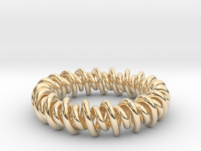 GW3Dfeatures Bracelet A in 14K Yellow Gold