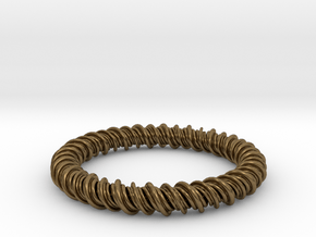 GW3Dfeatures Bracelet A2 in Natural Bronze