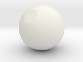 Sphere3 in White Natural Versatile Plastic