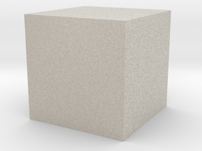 Cube in Natural Sandstone