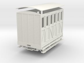 On16.5 2 compartment "woody" coach in White Natural Versatile Plastic