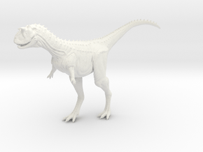Carnotaurus 1/72 - Standing in White Natural Versatile Plastic