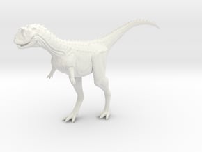 Carnotaurus 1/72 - Standing in White Natural Versatile Plastic