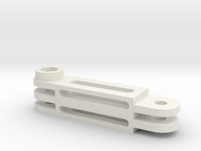 GoPro mounting part 7 cm in White Natural Versatile Plastic