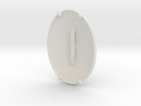 0.7mm Micro Deckel in White Natural Versatile Plastic