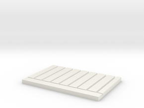 HO Scale Stud Wall Jig - 16 In Centers in White Natural Versatile Plastic