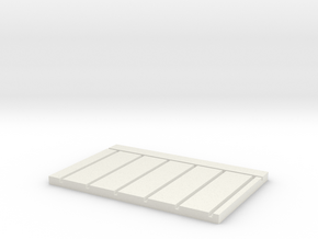 HO Scale Stud Wall Jig - 24 In Centers in White Natural Versatile Plastic