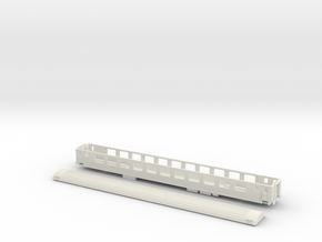 SBB Bpm 51 - TT scale in White Natural Versatile Plastic