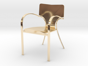 Strada Chair 3.7" tall in 14K Yellow Gold