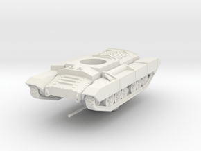 Vehicle- Valentine Tank MkII (1/87th) in White Natural Versatile Plastic