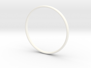 Bangle4 in White Processed Versatile Plastic