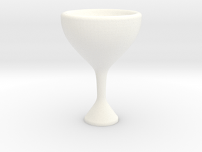 Pythagorean Cup in White Processed Versatile Plastic