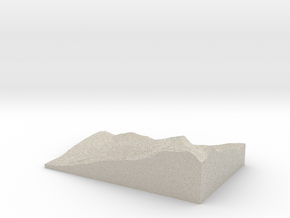 Model of Wasdale Head in Natural Sandstone